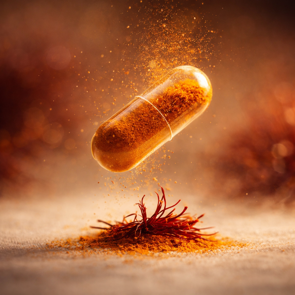 Capsule Soleane et filaments de safran
